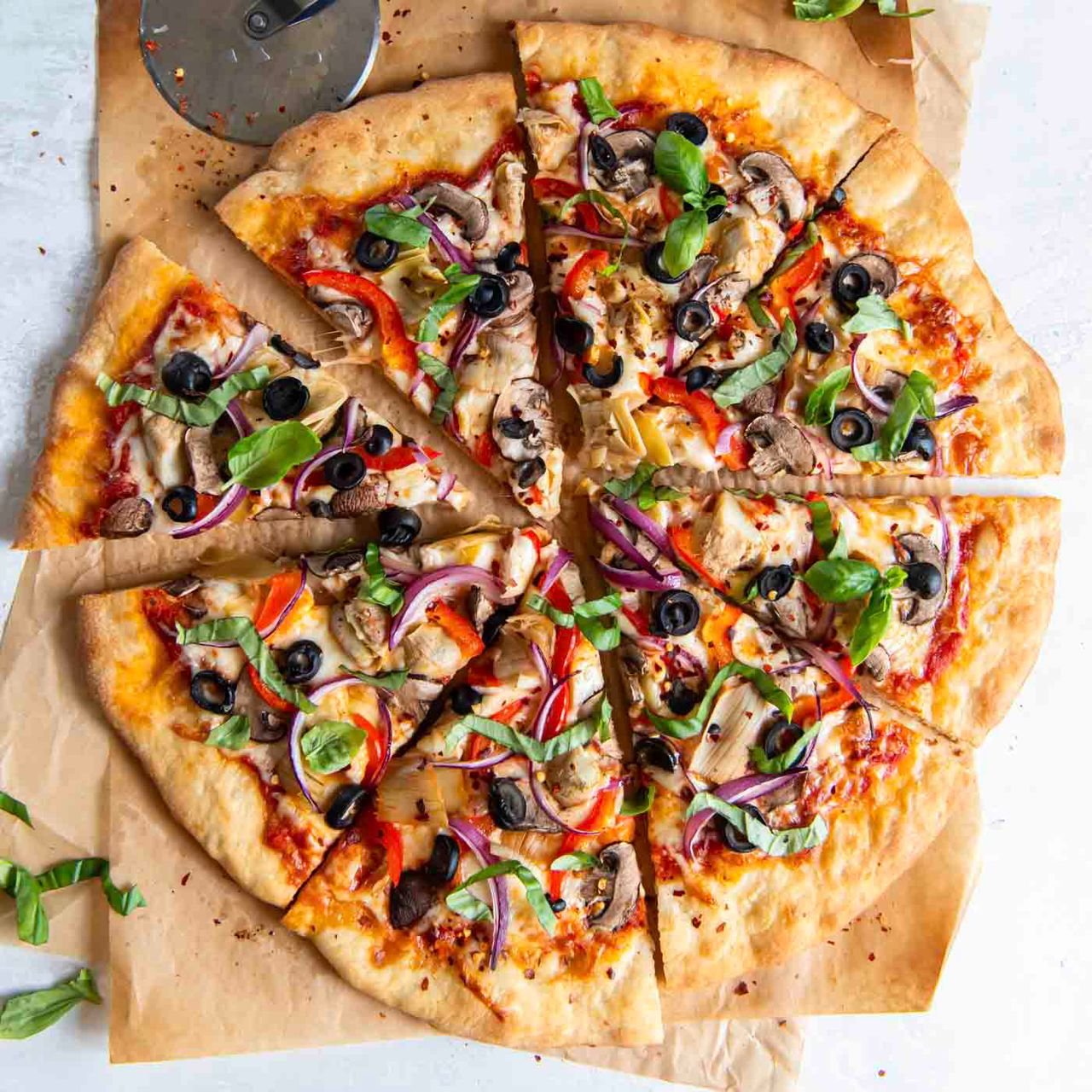 vegetables pizza